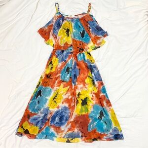 Ella Brand Flower Maxi Dress | M